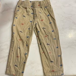 Dinosaur khaki pants